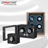 FRUCASE WOODEN Watch Winder for Automatic Watches Watches Box Jewelry Watch Display Collector Storage With LED