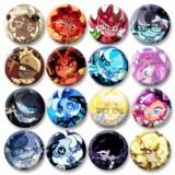 Funny Game Cookie Run Round Brooch Cartoon Shadow Milk Badge Backpack Hat Enamel Pins Accessories Toys Gifts for Kids Friend