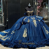 FURSTENBERG Quinceanera Dresses in Blue for Girls Puffy Sleeves Beads Corest Wedding Party Dress Vestidos De 15 Anos Customized