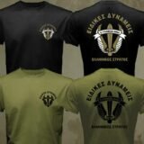 Hellenic Army Greece 1st Paratroopers Brigade Raider Special Forces Men T-shirt SHORT Casual O-Neck T Shirt Oversize Streetwear