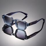 High-end retro square full-frame decorative lenses, classic, durable and versatile for both men and women