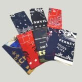Hip Hop Vintage Bandana Soft Cotton Face Cover Street Dance Headwrap for Men Women Multi-function Sports Scarf Headband Outdoor
