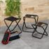 Outdoor Aluminium Alloy Portable Folding Picnic Camping Stool Mini Storage Fishing Chair Ultralight Furniture