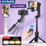 HQ2/HQ2SE 1-Axis Handheld Gimbal Selfie Stick Stabilizer for Gopro Sports Camera Cell Phone Removable Bluetooth Remote Control