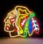 Ice Hockey Neon Signs USB Dimmable Neon Lights for Bedroom Man Cave Bar Pub Restaurant Room Decor Art Gift for Fans Wall Light