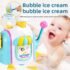 Children’s bathroom water blowing bubble toys, foam making machine, parent-child interaction bubble blowing
