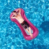 Inflatable Floating Row Swimming Pool Hammock Bed Summer Float Lounger Chair