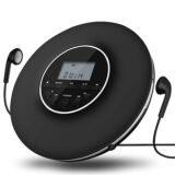 Ingenious-Portable CD Player MP3 Music Player With Stereo Earbuds And Bluetooth Output CD Player With LCD Display