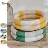 Ins Baby Inflatable Swimming Toys Outdoor Paddling Pool Infant Pool Round Children Swim Room Bath Pool Swimming Ring Gifts bébé