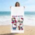 1pc Hello Kitty Sweet Baby Beach Towel: Polyester 2D Print, Gift—Quick-Dry & Lightweight, Swimming/Surfing/Camping, Unisex Beach