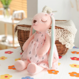 Kawaii Long Ear Rabbit Plush Toys Baby Sleep Comfort Dolls Stuffed Soft Animal Toys Lovely Rabbit Kids Girls Easter Bunny Gifts