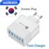 Total 120W USB/PD Mobile Phones Charger USB Type C Quick Charger 3.0 For iPhone Xiaomi POCO Samsung USB-C Fast Charger EU/US/UK
