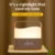 LED Night Light with Clock Digital Alarm Clock Rechargeable Bedside Lamp Dimmable Wake Up Light Table Clock 1500mAh Battery