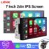 BQCC 1 Din4.1Inch Touchscreen Car Radio wired Android auto carplay BT FM USB Mirrorlink 7 colorful lights car