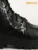 Lucky Four-Leaf Clover Diamond-Studded Hollow Chain Design Shoe