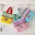 Ins Style Vibrant Bright Color Summer Mesh Tote Bag Small Cosmetic Bag Handbag Foldable Portable Toiletry Bag Women’s Beach Bag