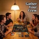 Mafia Board Game – Immersive Social Deduction Experience for Friends & Family, Game Nights – Russian Version