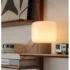 Modern Slim Dimmable LED Corner Floor Lamp, Adjustable Height, 57.5″ Tall for Living Room Bedroom Office, Warm White Light