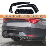 MAXTON Style Rear Valance Side Splitter for Seat Leon FR ST Mk4 2020 -2025 Rear Bumper Diffuser Spoiler Splitter Bodykit Tuning