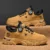 Men’s boots autumn winter rotating shoelaces fashion casual