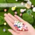 Set of 4 Pcs Mini Resin House Miniatures, Terrarium Figurines, Fairy Garden Micro Landscape Crafts DIY Decoration Supplies