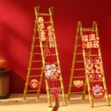 Mini Ladder Figurine Miniature Ladder Decoration Decorative Doll House Accessories for Fairy Garden Bedroom Home Office Shelf