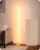 Modern Slim Dimmable LED Corner Floor Lamp, Adjustable Height, 57.5″ Tall for Living Room Bedroom Office, Warm White Light