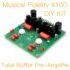 diymore Tube Amplifier Audio Board Amplifier Pre-Amp Audio Mixer 6J2 Valve Preamp Bile Buffer Protective Case