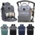 3 In 1 Diaper Bag Backpack Foldable Baby Bed Waterproof Travel Bag with USB Charge Diaper Bag Backpack with Changing Bed 3 types