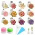 8pcs/set Wedding Russian Nozzles Pastry Puff Skirt Icing Piping Nozzles Pastry Decorating Tips Cake Cupcake Decorator Tool
