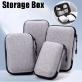 Multi-Function EVA Storage Box Hard Drive Case Cable Organizer Power Bank Holder for Digital Accessories