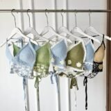 National Style Women Swimwear Top with Chest Pads Bohemian Beach Wear Outfit Crochet Hanging Neck Summer Sling Beach Vacation