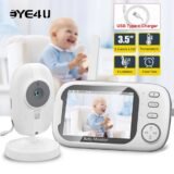 New 3.5” Video Baby Monitor Night Vision Security Cam 2.4G Mother Kid 2 Way Audio Talk Video Surveillance Cam With Temperature