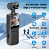NEW 4K WIth Wifi Hotspot Mini Camera Portable Digital Video Recorder Body Camera Night Vision DVR Miniature Camcorder 2025