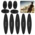 MNFT 60Pcs Seven-star Float Beans Red Yellow Oval Space Beans Floater Carp Fishing Accessories Mini Oval Fishing Float