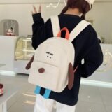New Cartoon Cute Little Dog Children Backpack Boys Girls Lightweight and Large Capacity Casual Backpack Kids Outdoor Travel Bags