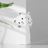 New Cat Shape Skirting Protect Strip Safety Soft Silicone Collision Pad Cartoon Self Adhesive Wall Corner Protector Bedroom