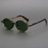 New Small Round Sunglasses Retro Men’s Unisex Oval Sun Glasses Women Retro TR90 Acetate Men Eyewear UV400 Gafa De Sol