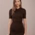 Slimming Ice Silk Knitted ort Skirt V-Ne Wrap Bodycon Dr Korean Sle High Waist Spring Summer Faion for Young Women