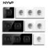2 Compartment 16A 250V EU Socket Multiple Plug Socket Standard Socket German Strip European Plug Adapter High Power 3680W Plug
