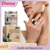 Organic Beef Tallow Honey Moisturizer Grass Fed Beef Tallow Face Cream Soothing Firm Increase Elasticity Whipped Smooth Lotion