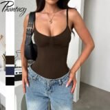 Phantasy Sexy Spice Women’s Tanks Skinny Strapless Tank Top Lady Casual Slim Bodysuit Solid Color Top Summer Women’s Clothing