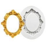 Photo Frame 100% Platinum Silicone Sugarcraft Mold, Fondant Cake Decorating Tools Bakeware