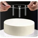 Plastic Multi-layer Cake Stand Transparent Cake Stands Support Cake Tier Support DIY Cake Decor Straw Frame Round Cake Board