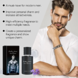 Portable Men’s Dating Fragrance Spray, Long Lasting Enhance Attractiveness & Confidence ，Rich Layered Scent, Fragrance Seduction