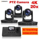 PTZ Camera 4K 20X Zoom Video Conference Camera Kit Church Meeting live broadcast PTZ camera Controller for Video Conferencing