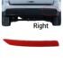 For GMC Terrain 2016 2017 Red LED Car Rear Bumper Reflector Lights Function as Tail/Brake Light Stop Light Rear Fog Light 12V