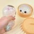 Colorful Dumpling Squishy Stress Relief Ball With Bamboo Steamer Soft Rebound Squeeze Fidget Sensory Toy Funny Creative Gift