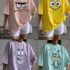 Summer New Men’s Street Style Letter Printed Breathable and Comfortable Round Neck T-shirt Outdoor City High Street Top