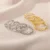 Stainless Steel Hollow Star Rings For Women Cute Gold Color Pentagram Wedding Couple Ring Aesthetic Jewelry Best Friends Gift
